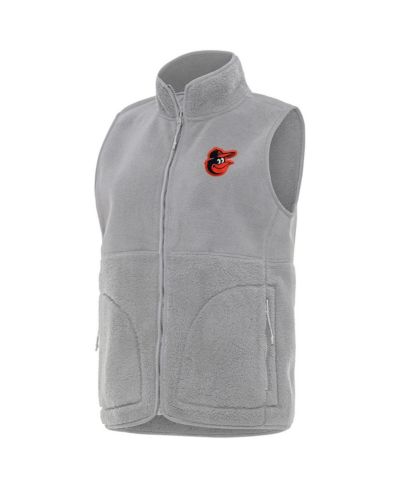 Женская жилетка Antigua Gray Baltimore Orioles Full-Zip