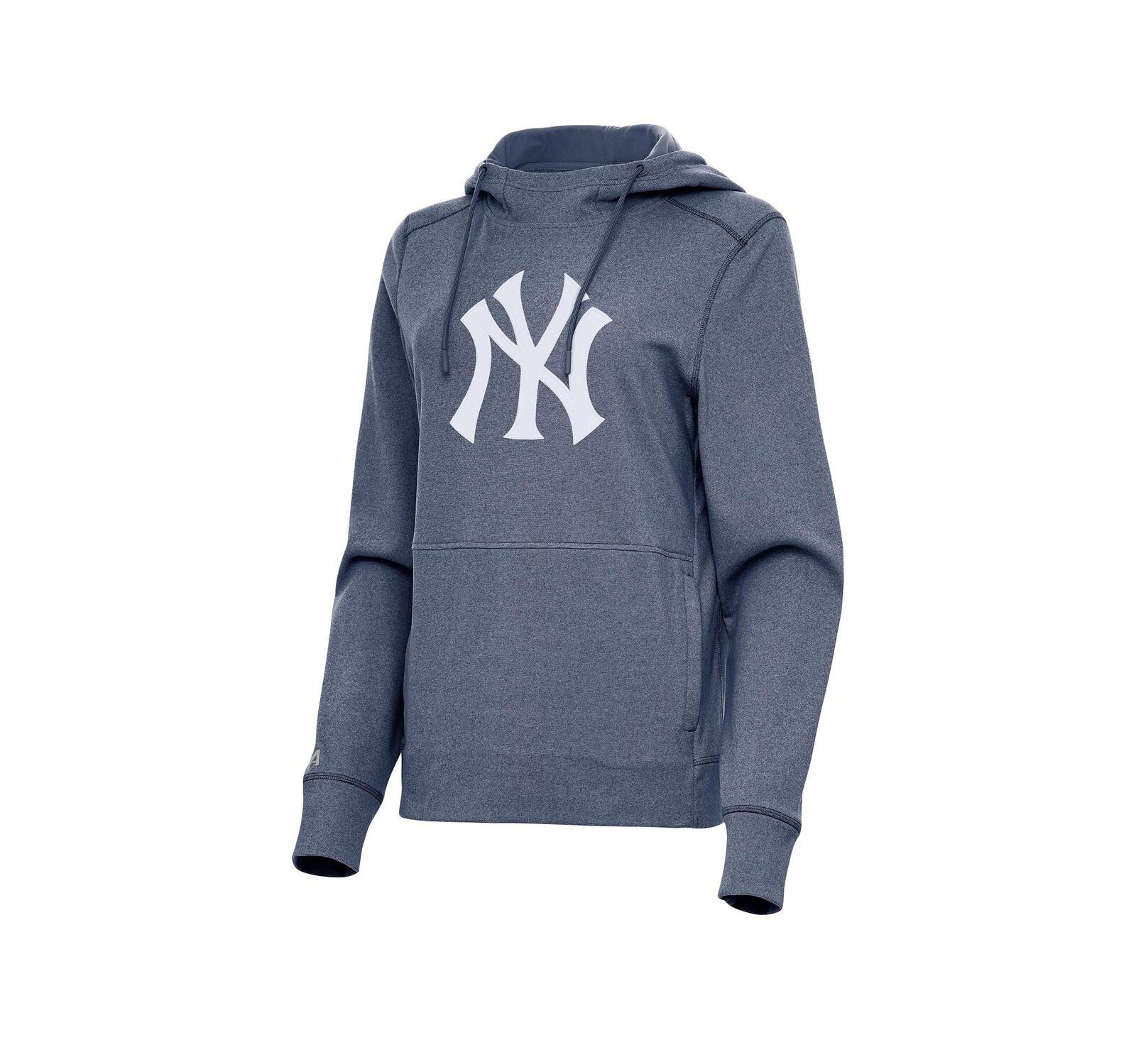 Женский худи Antigua New York Yankees Heather Navy