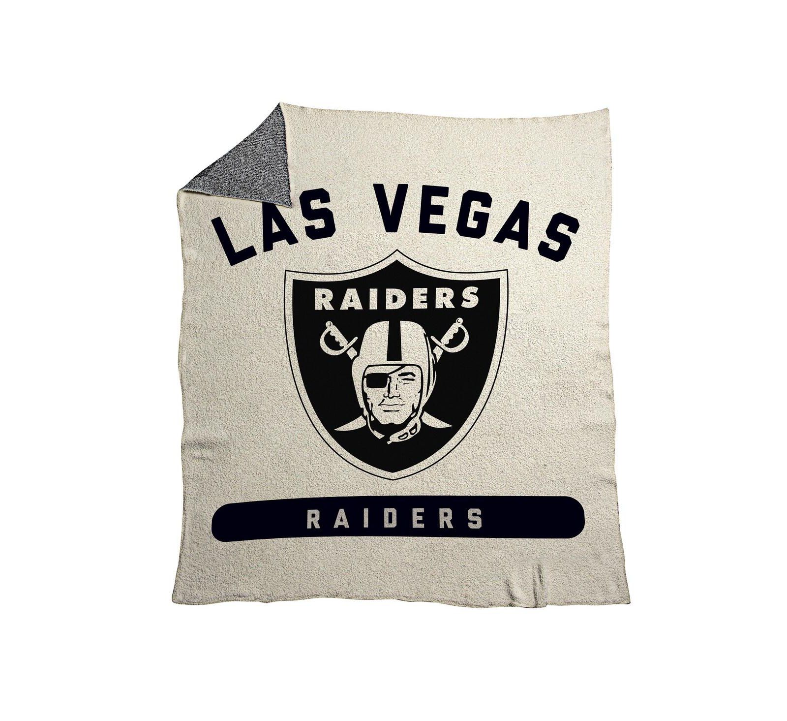 Плед Logo Brands Las Vegas Raiders 50" x 60" Luxe Dreams Throw