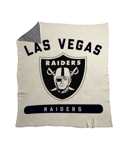 Logo Brands Las Vegas Raiders 50" x 60" Luxe Dreams Throw Blanket