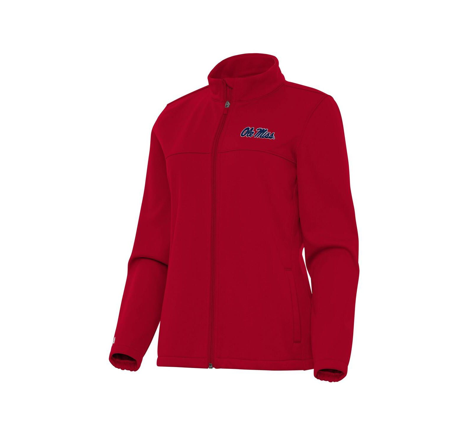 Antigua Women's Red Ole Miss Rebels Links 2 Golf Full-Zip Jacket