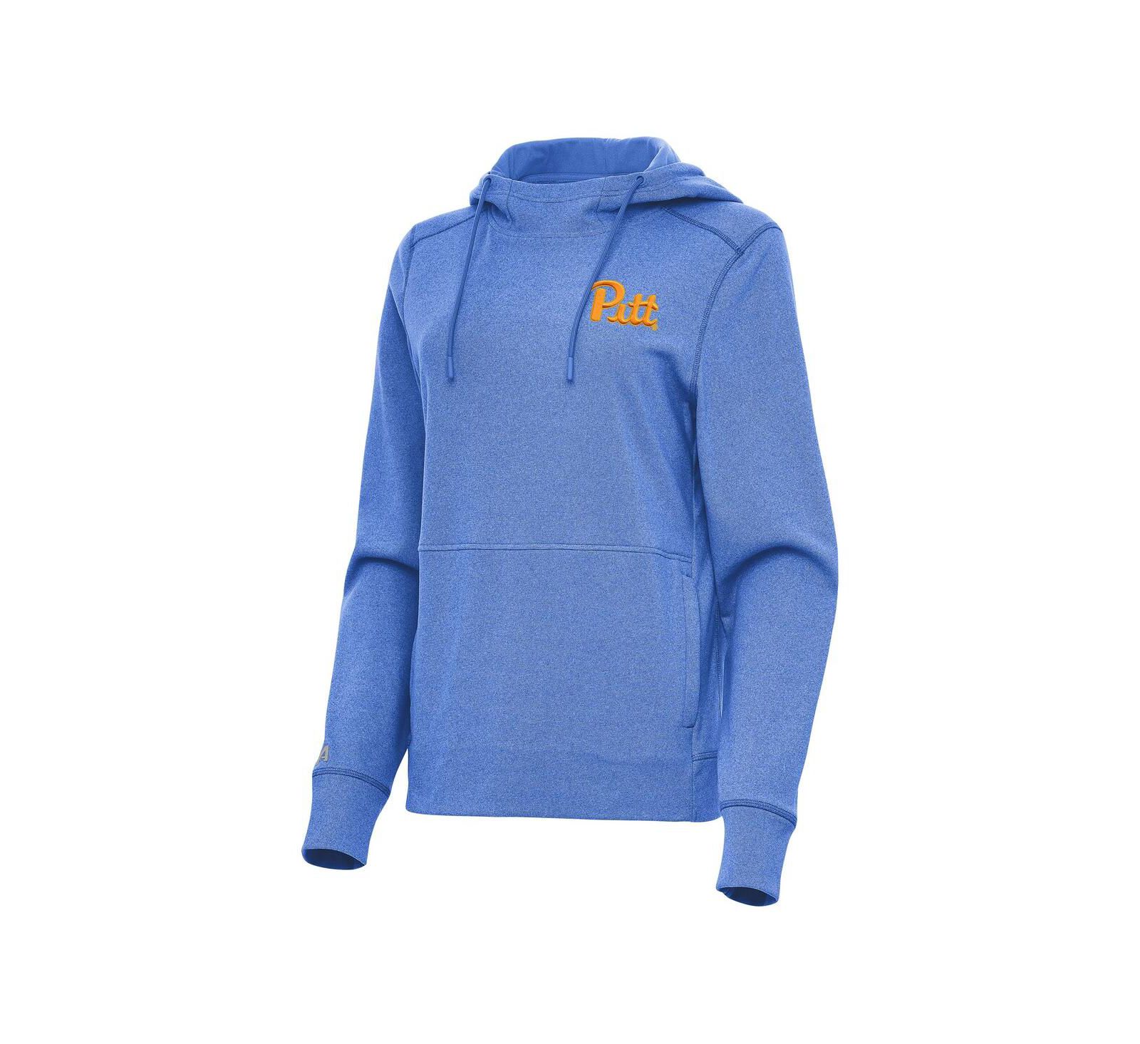 Женское худи Antigua Heather Royal Pitt Panthers Justice