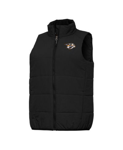 Antigua Women's Black Nashville Predators Experience Full-Zip Vest