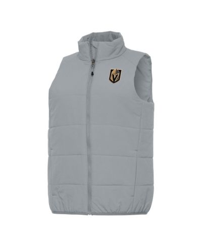 Женский жилет Antigua Gray Vegas Golden Knights Experience на молнии