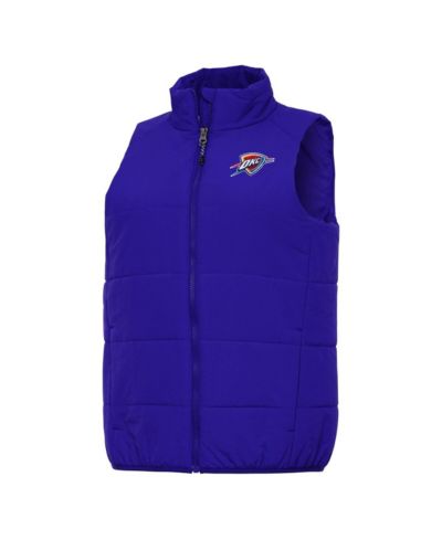 Antigua Women's Blue Oklahoma City Thunder Experience Full-Zip Vest