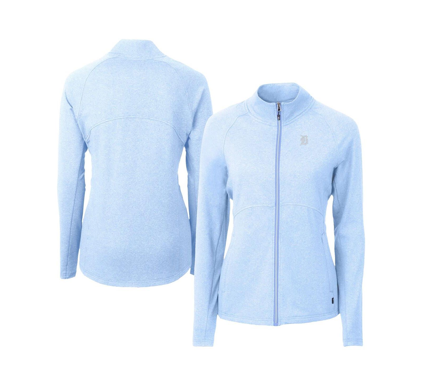 Cutter & Buck Женская куртка Detroit Tigers Raglan Adapt Eco Knit Heather Full-Zip
