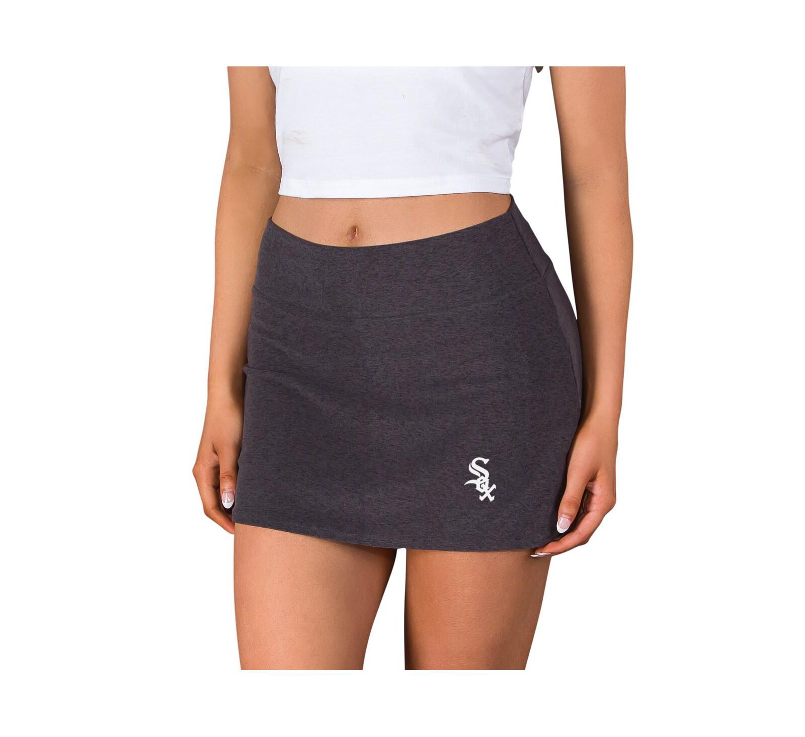 Concepts Sport Women's Charcoal Chicago White Sox Centerline Knit Skort