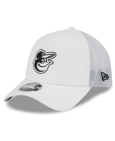 Мужская кепка New Era Baltimore Orioles 2026 Batting Practice Apex 9FORTY Adjustable Trucker White
