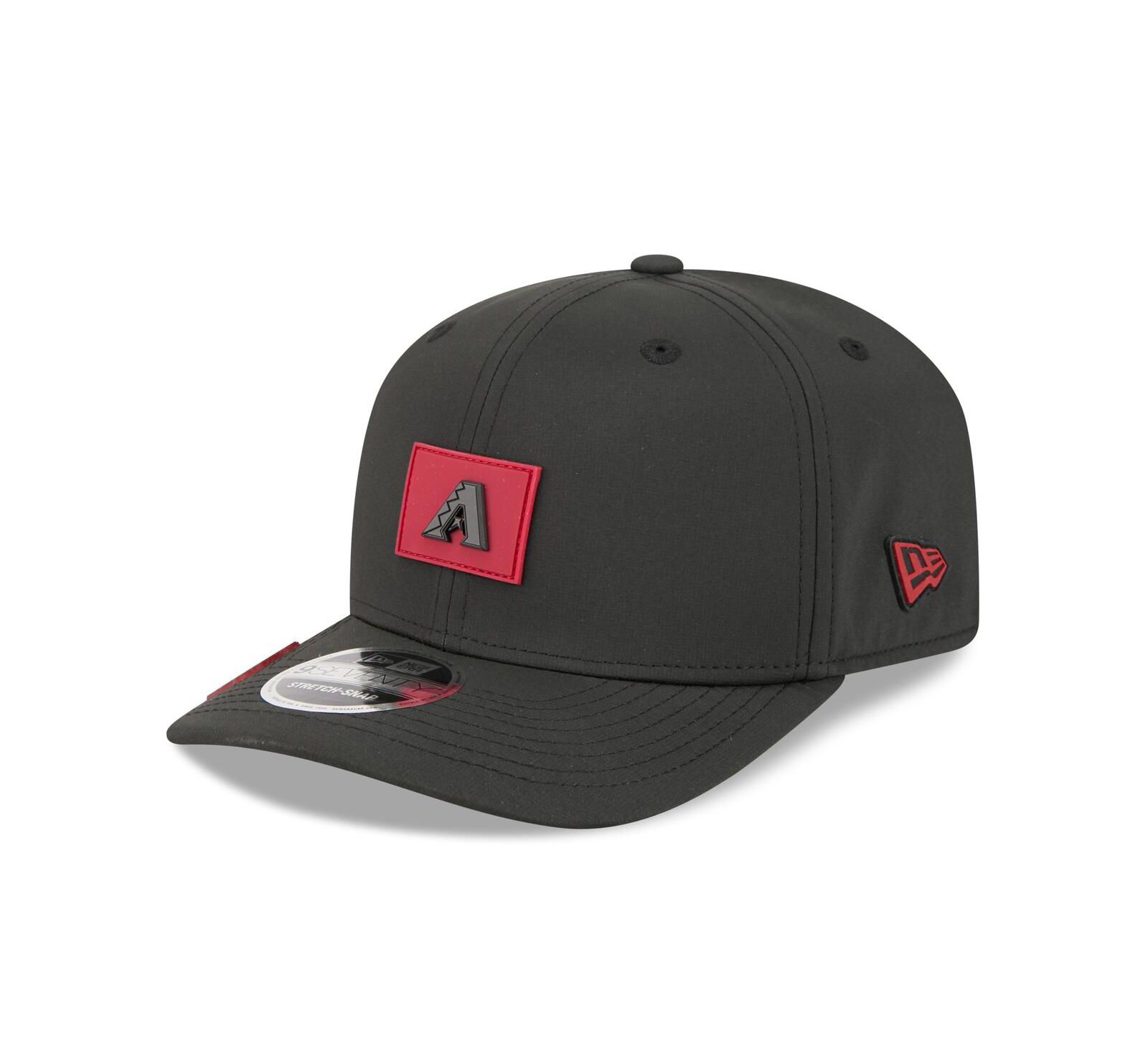 Мужская бейсболка New Era Arizona Diamondbacks 2026 Clubhouse 9SEVENTY регулируемая черная