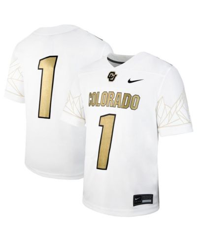 Детское джерси Nike Colorado Buffaloes Alternate Football Game White 1