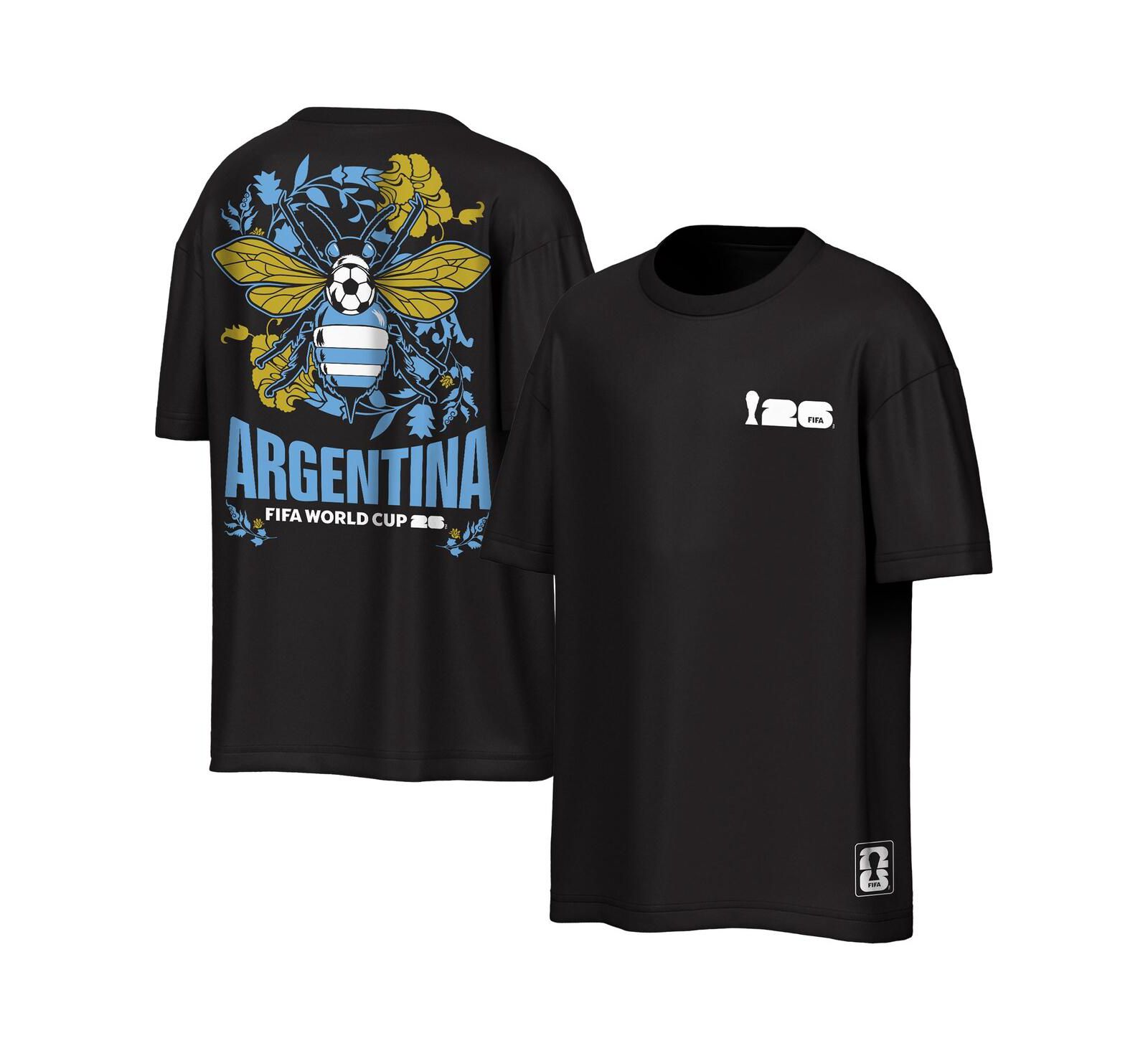 Outerstuff Men's Black FIFA World Cup 2026 Rally Oversized 2-Hit T-Shirt