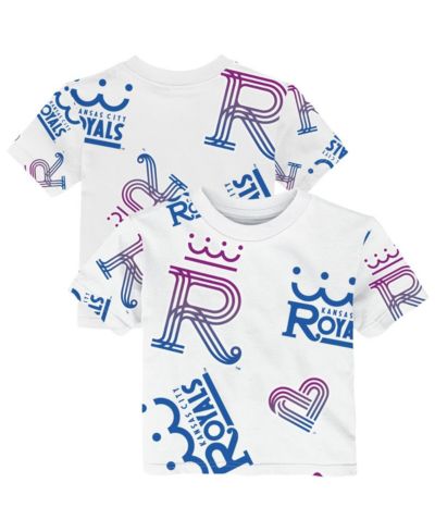 Футболка Outerstuff White Kansas City Royals 2026 City Connect Game Day для детей