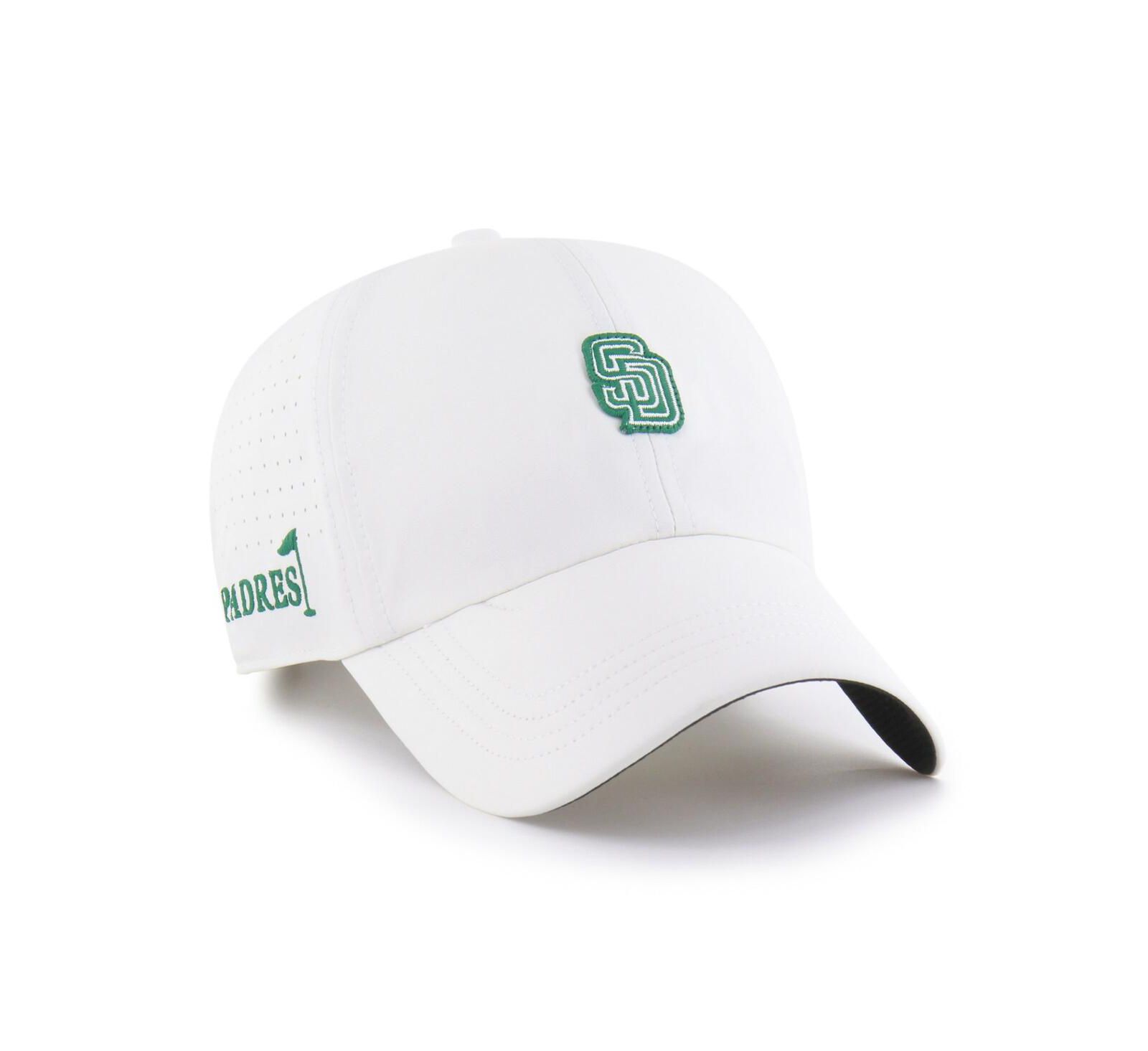 Мужская кепка '47 Brand San Diego Padres White Elevated Greens Clean Up Adjustable