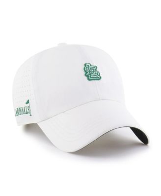 '47 Brand Men's White St. Louis Cardinals Elevated Greens Clean Up Adjustable Hat