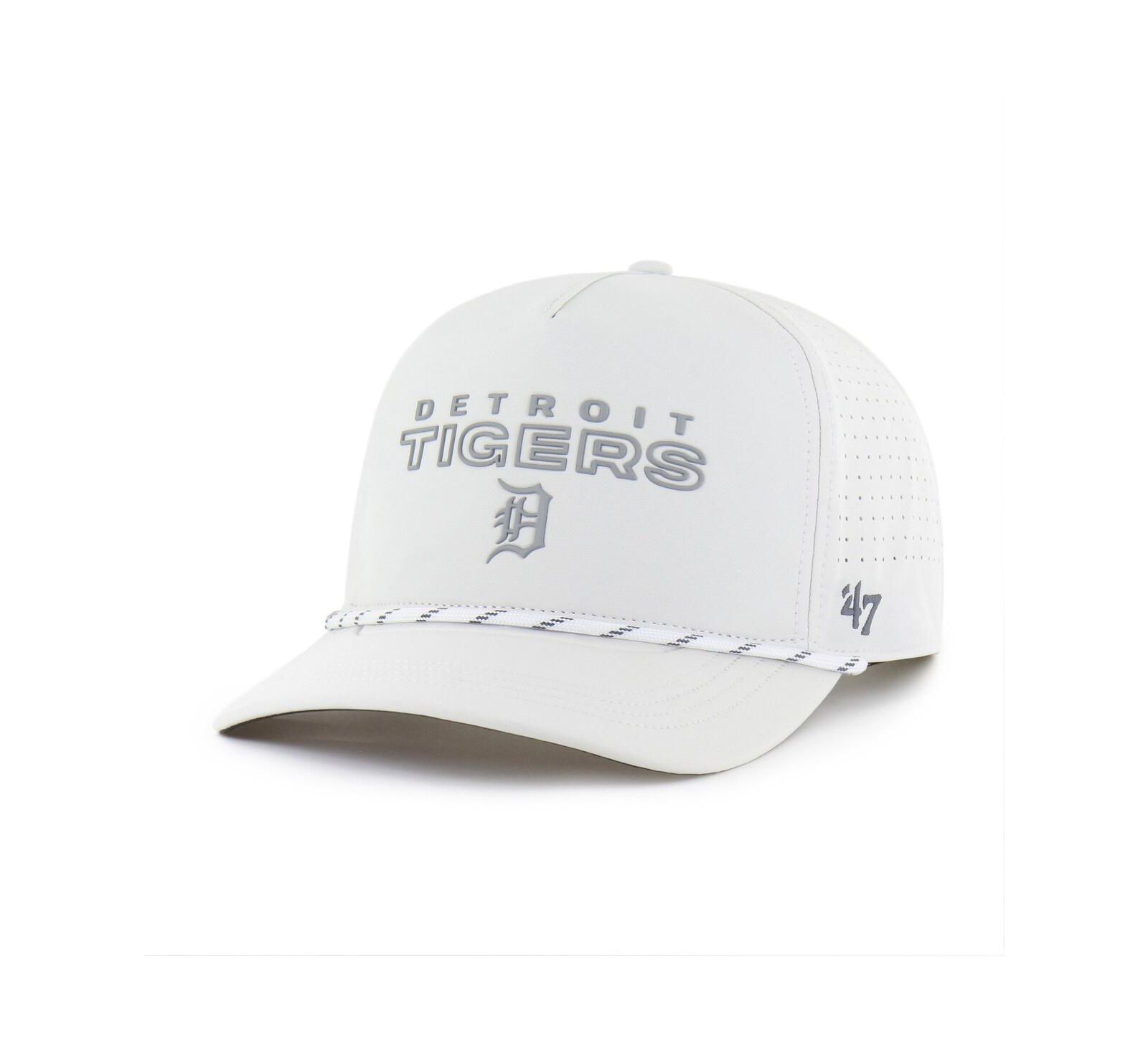 '47 Brand Men's White Detroit Tigers Forward Vault Hitch Adjustable Hat