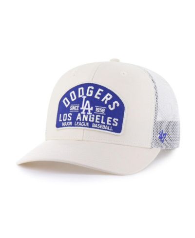 Мужская кепка тракер '47 Brand Los Angeles Dodgers Leland, регулируемая, кремовая