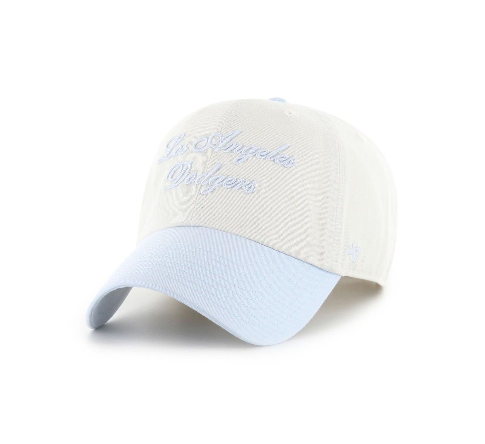 '47 Brand Women's White/Light Blue Los Angeles Dodgers Gelato Two-Tone Clean Up Adjustable Hat