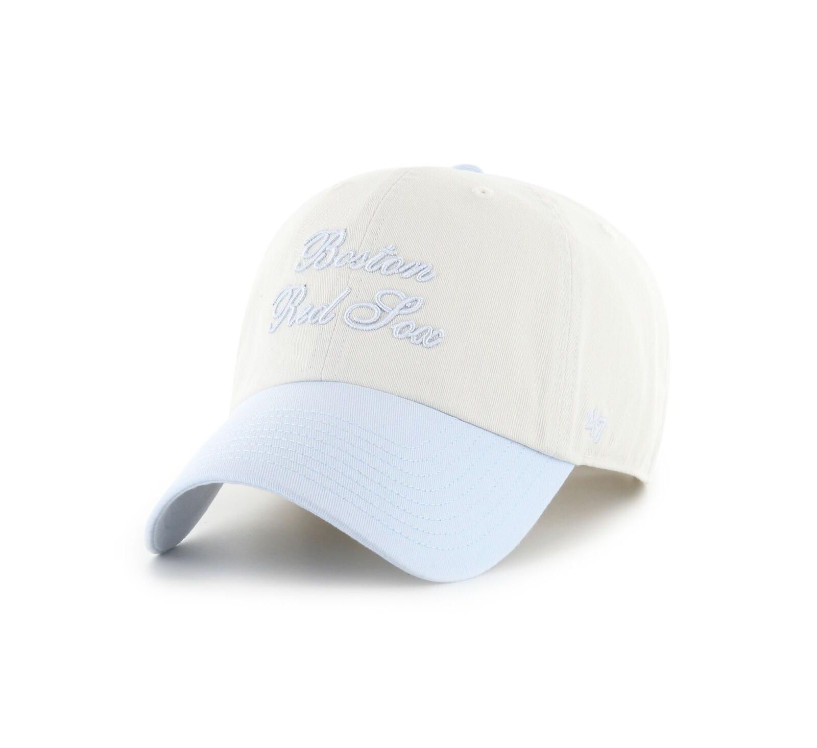 Женская регулируемая кепка '47 Brand Boston Red Sox Gelato, бело-голубая