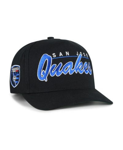 '47 Brand Men's Black San Jose Earthquakes Brush Mark Hitch Adjustable Hat
