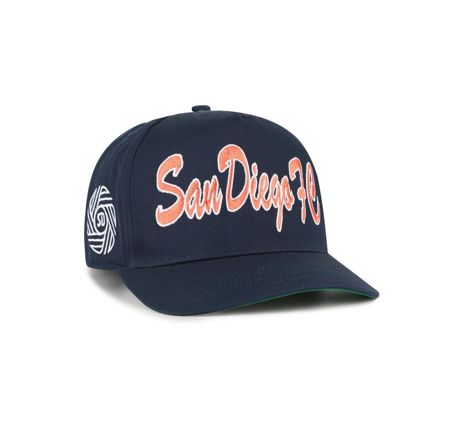 '47 Brand Men's Navy San Diego FC Brush Mark Hitch Adjustable Hat