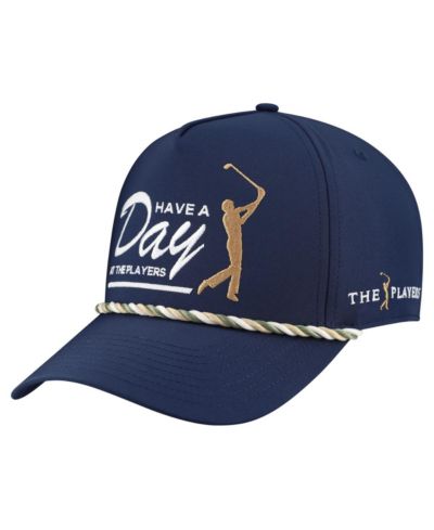 Мужская регулируемая кепка Breezy Golf THE PLAYERS Retro Rope в цвете Navy
