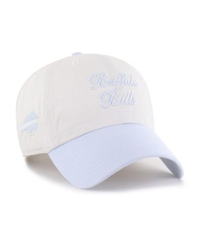 Женская белая кепка '47 Brand Buffalo Bills Gelato Two-Tone Clean Up Adjustable