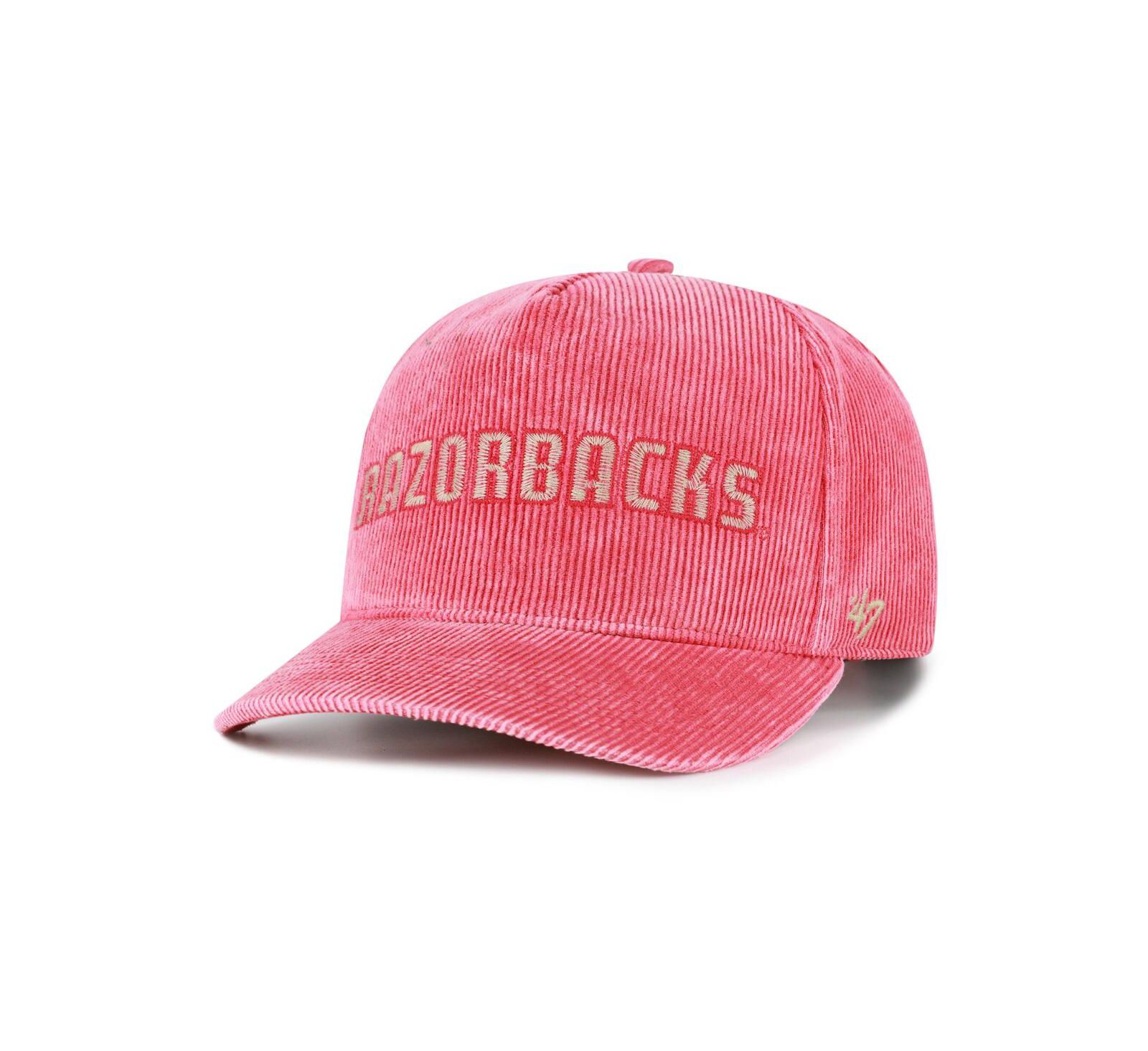 Мужская регулируемая кепка '47 Brand Cardinal Arkansas Razorbacks Reclaim Snow Wash Corduroy Hitch