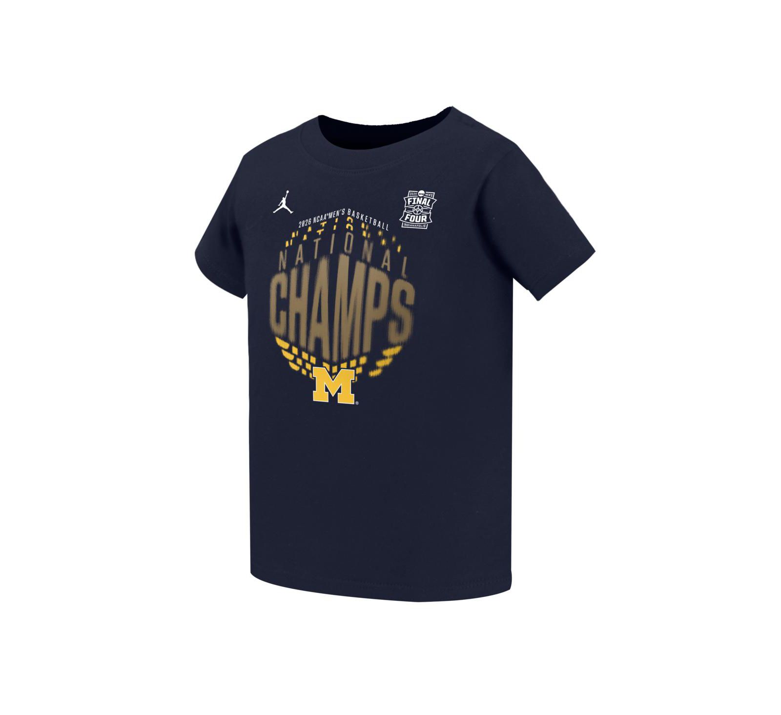 Jordan Детская футболка Michigan Wolverines 2026 NCAA National Champions