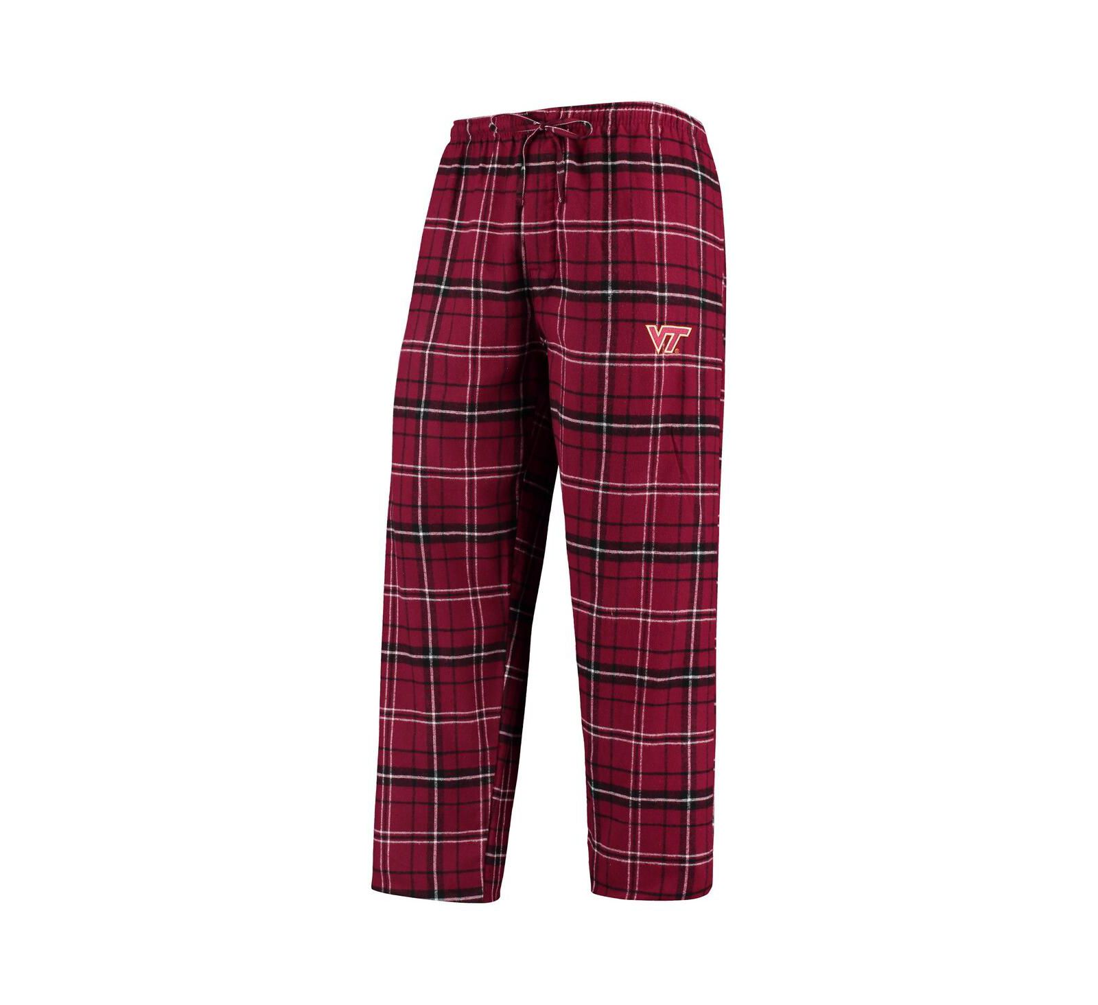 Concepts Sport Men's Maroon/Black Virginia Tech Hokies Ultimate Flannel Pants