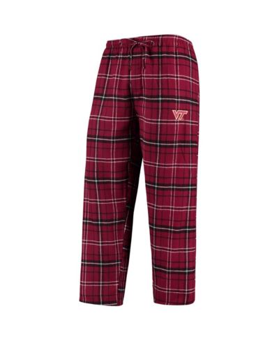Concepts Sport Men's Maroon/Black Virginia Tech Hokies Ultimate Flannel Pants