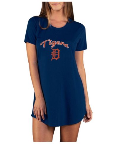 Concepts Sport Women's Navy Detroit Tigers Marathon Knit Nightshirt