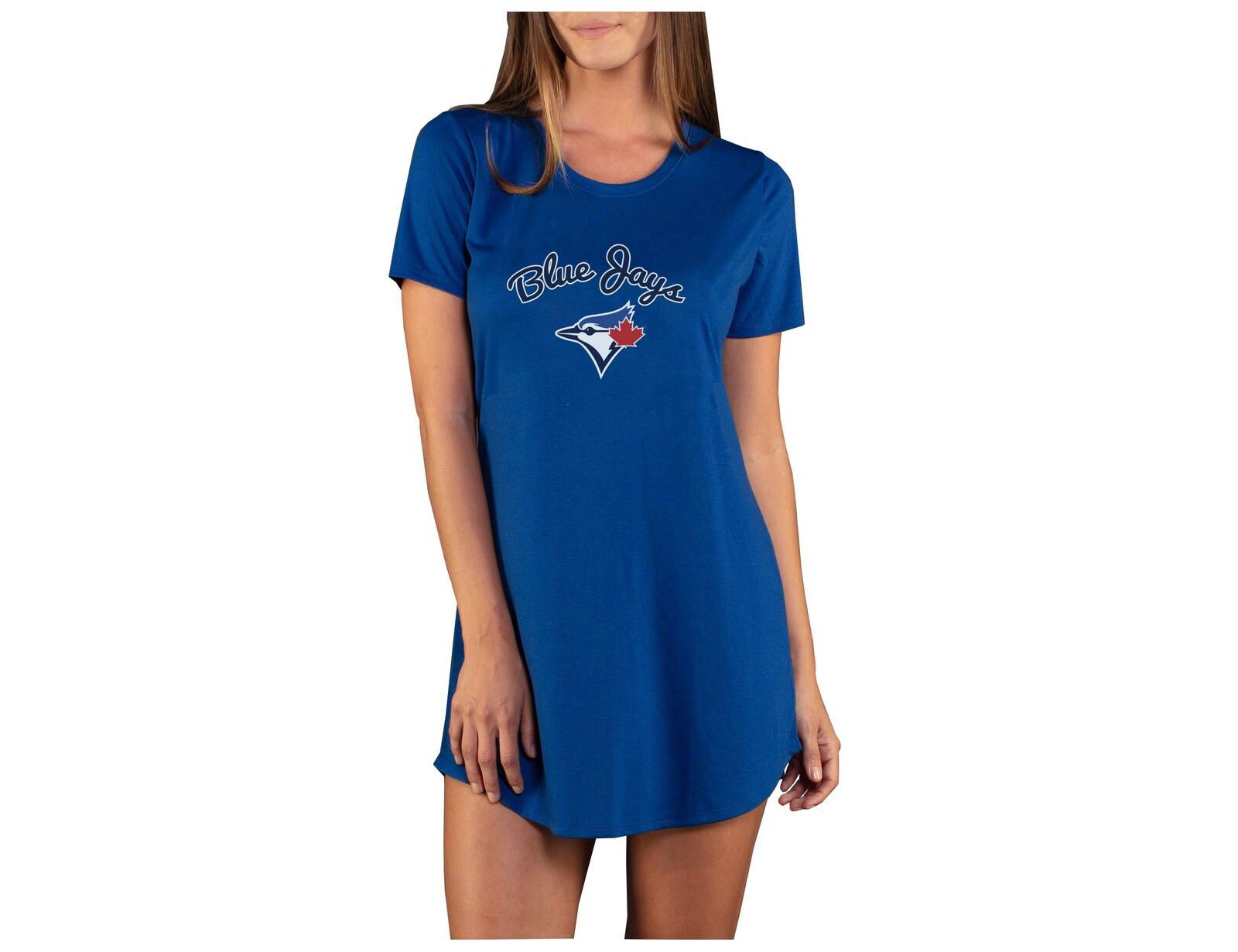 Женская ночная рубашка Concepts Sport Royal Toronto Blue Jays Marathon Knit