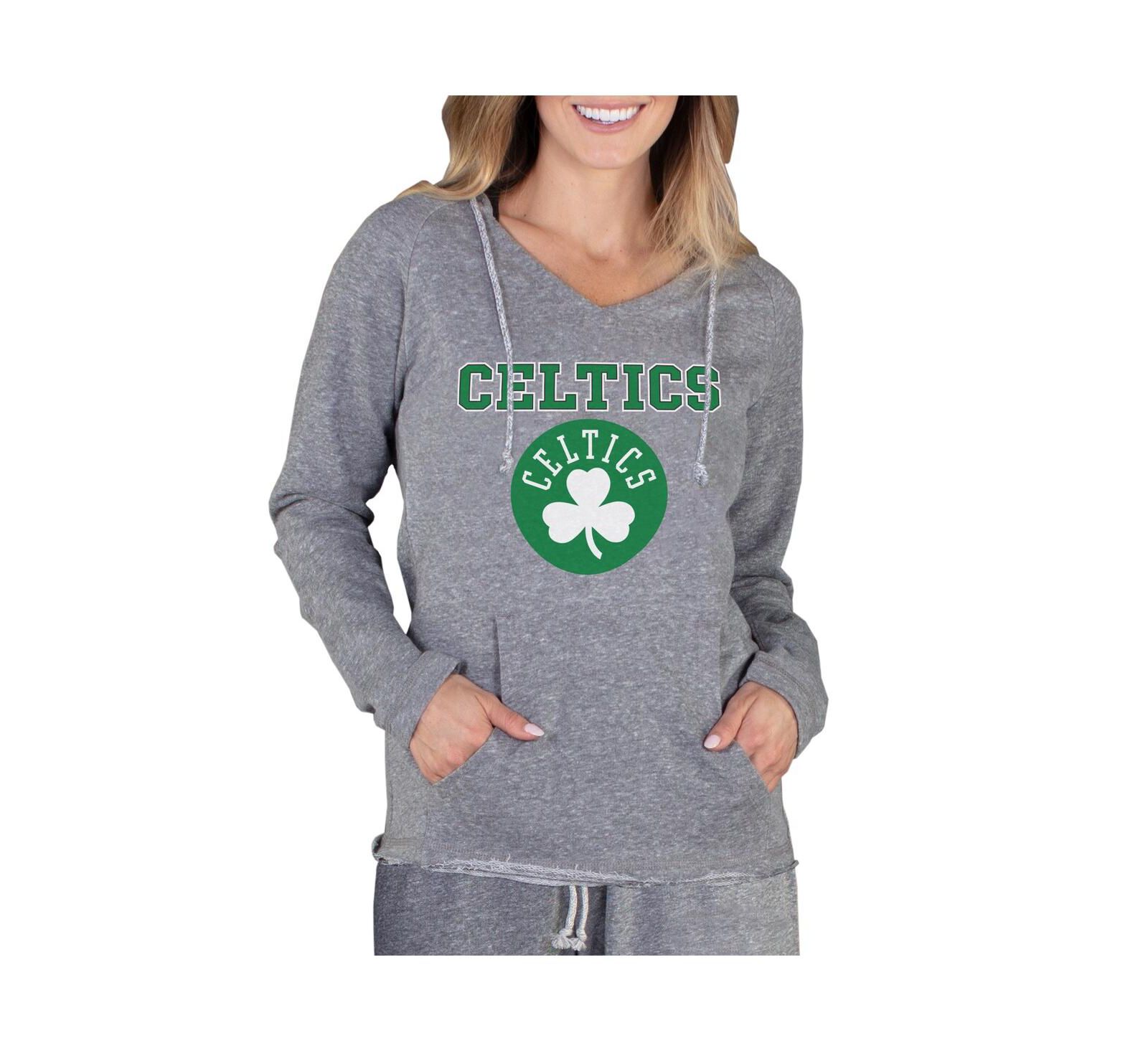 Concepts Sport Женское серое худи Boston Celtics Mainstream Terry