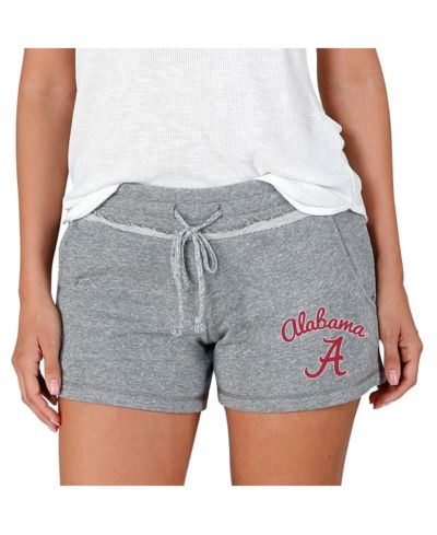 Шорты Concepts Sport Women's Alabama Crimson Tide Terry, серые