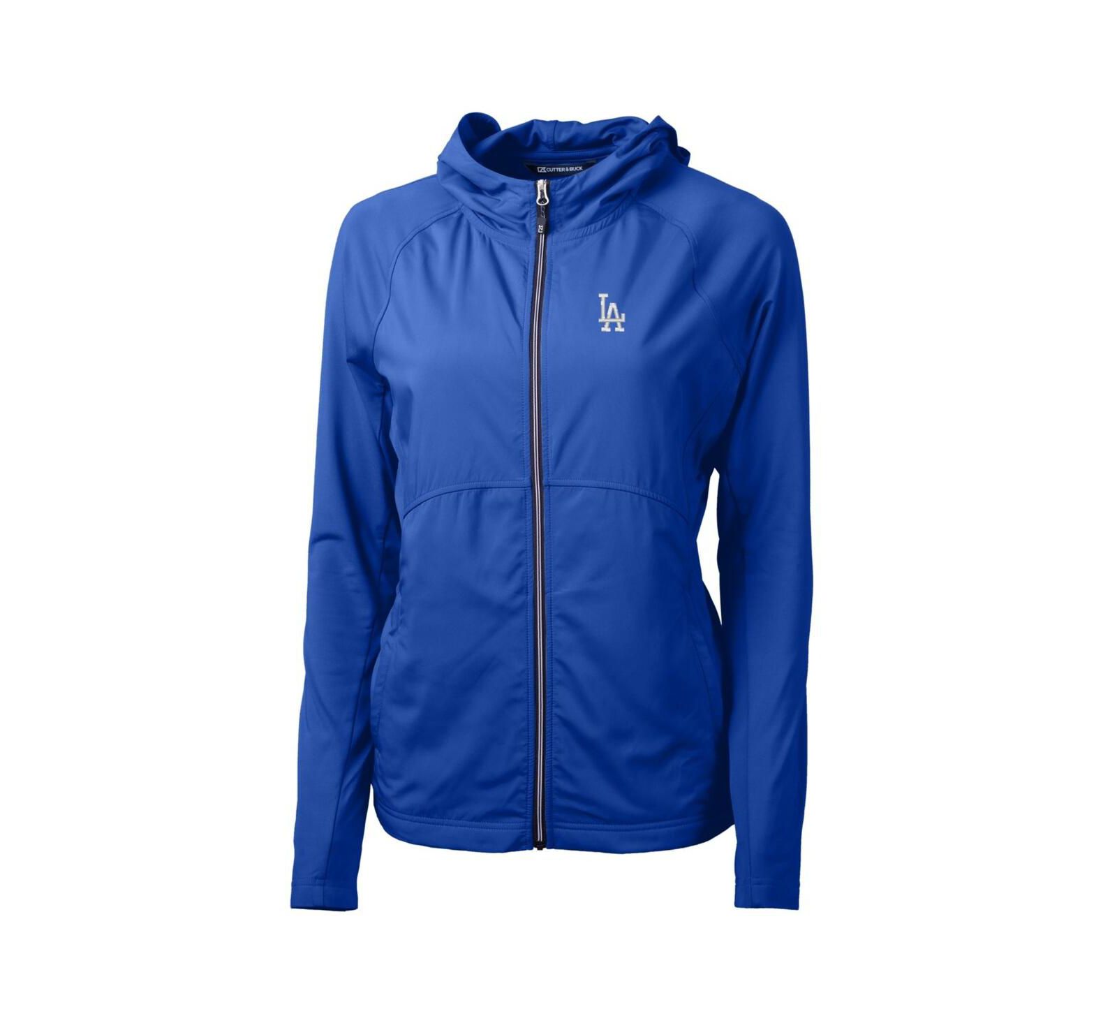 Cutter & Buck Women's Royal Los Angeles Dodgers Adapt Eco Knit Full-Zip Jacket