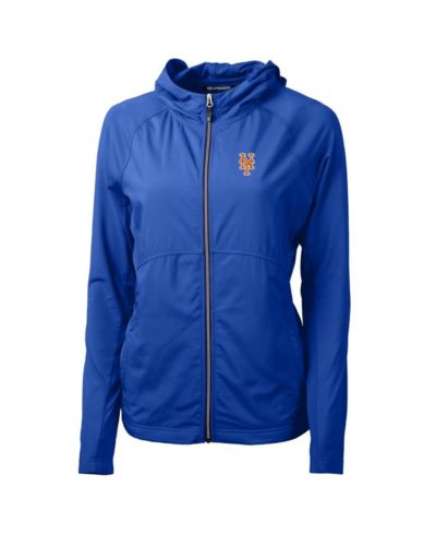 Cutter & Buck Women's Royal New York Mets Adapt Eco Knit Full-Zip Jacket