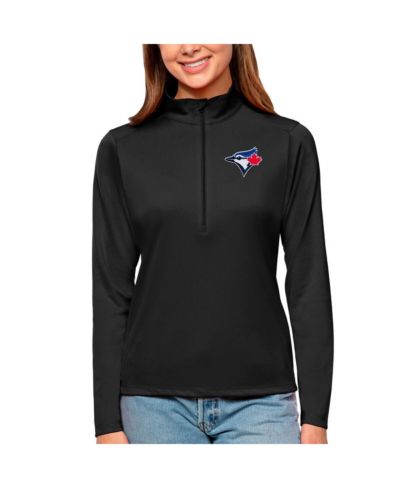 Antigua Женский джемпер Quarter-Zip Toronto Blue Jays Black