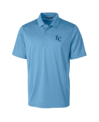 Мужская текстурная трикотажная рубашка-поло Cutter & Buck Light Blue Kansas City Royals Big & Tall Prospect Stretch