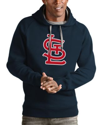 Мужское худи Antigua St. Louis Cardinals Victory с логотипом команды, темно-синее