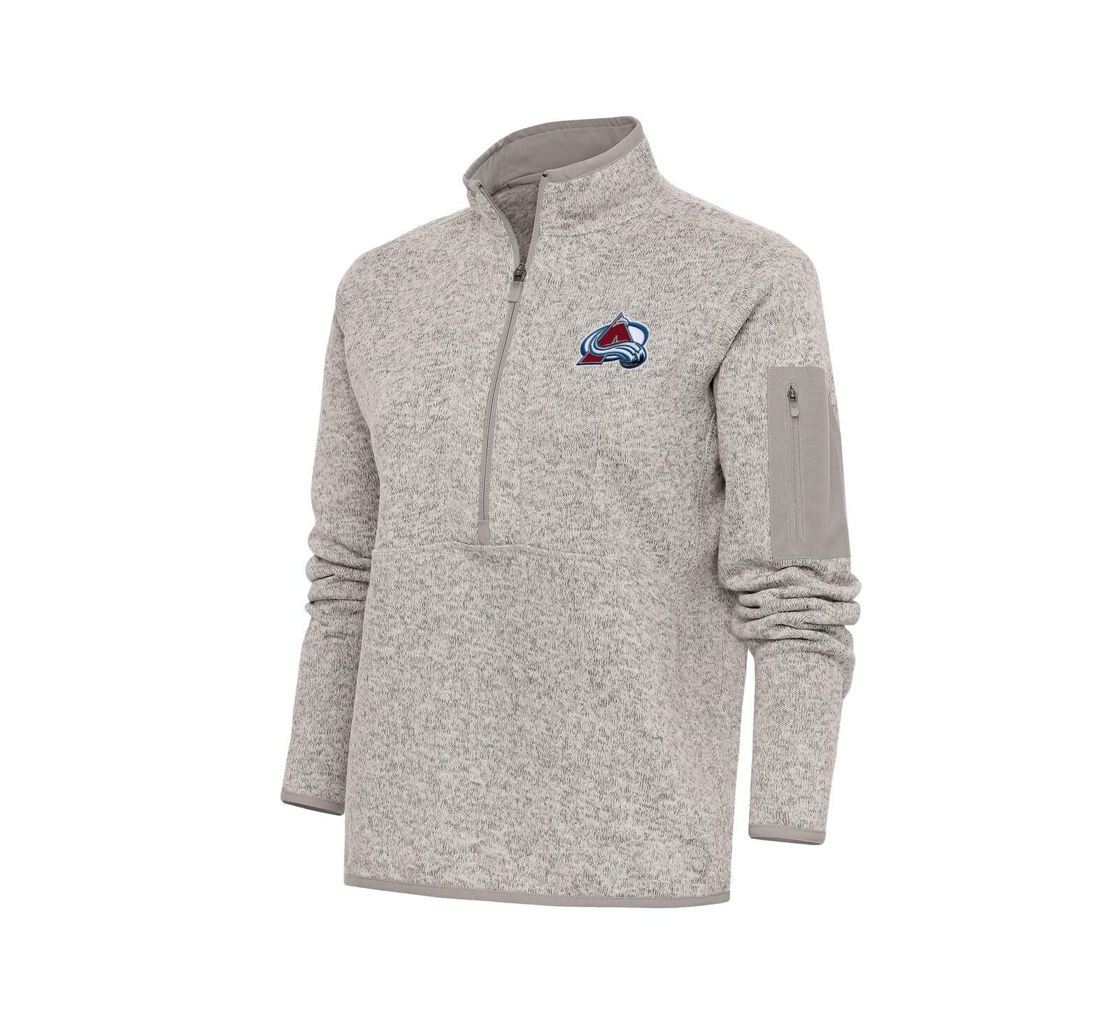 Женская куртка Antigua Oatmeal Colorado Avalanche Team Logo
