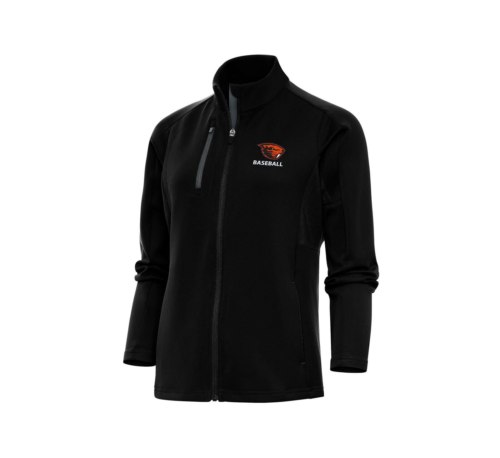 Antigua Women's Black Oregon State Beavers Baseball Generation Full-Zip Jacket