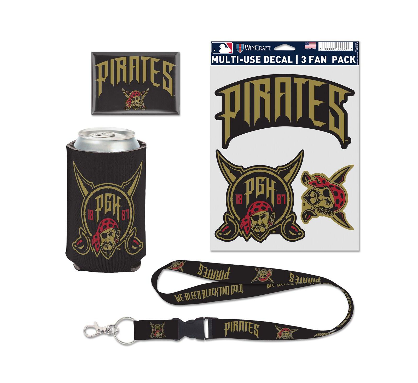 Wincraft набор фаната Pittsburgh Pirates 2026 City Connect, 4 предмета