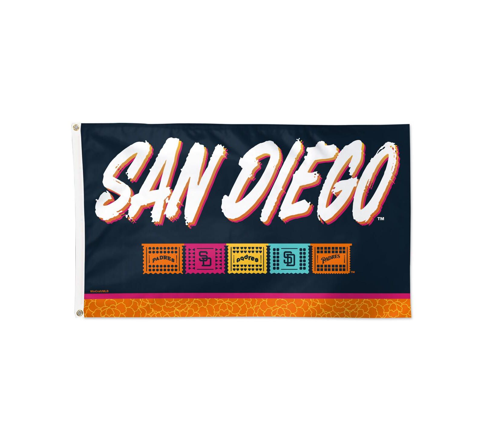 Wincraft San Diego Padres 2026 City Connect Single-Sided Deluxe 3' x 5' Flag