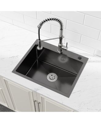 Кухонная мойка BUSDAYS Stainless Steel Single Bowl Undermount Handmade