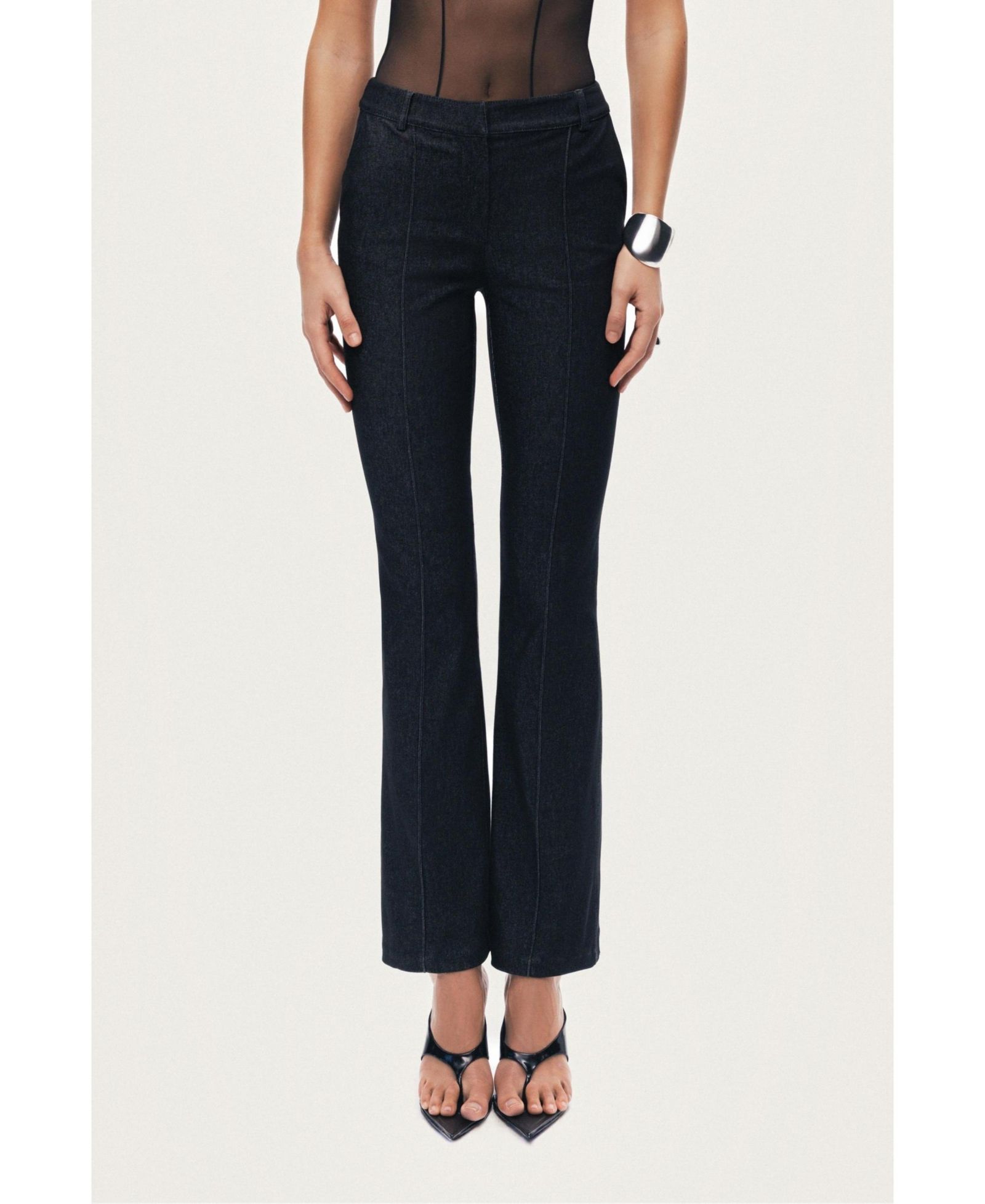 Брюки NOCTURNE Women's High-Rise Tailored Straight-Leg