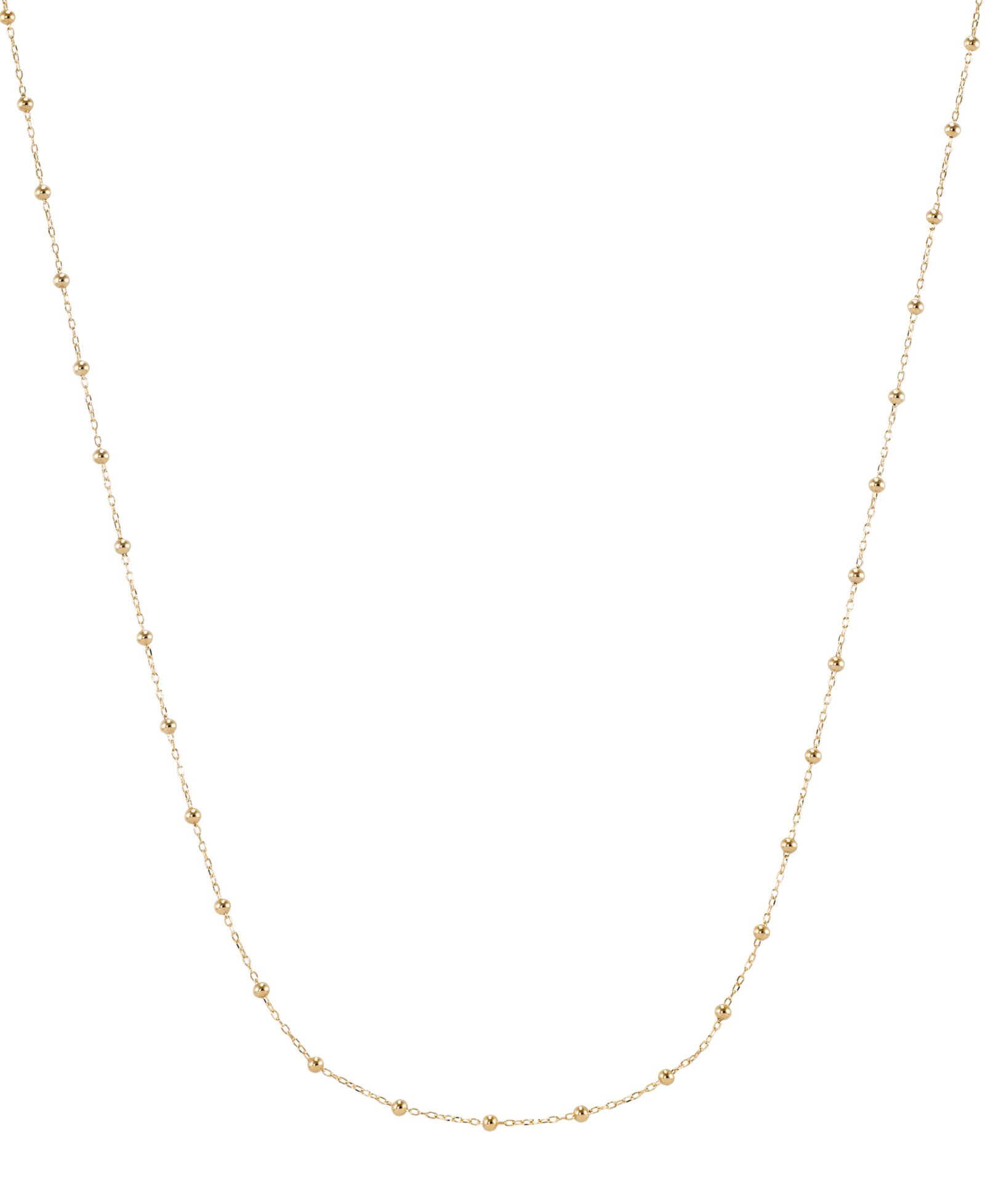 Ожерелье Macy's Beaded Station в 10k Yellow Gold