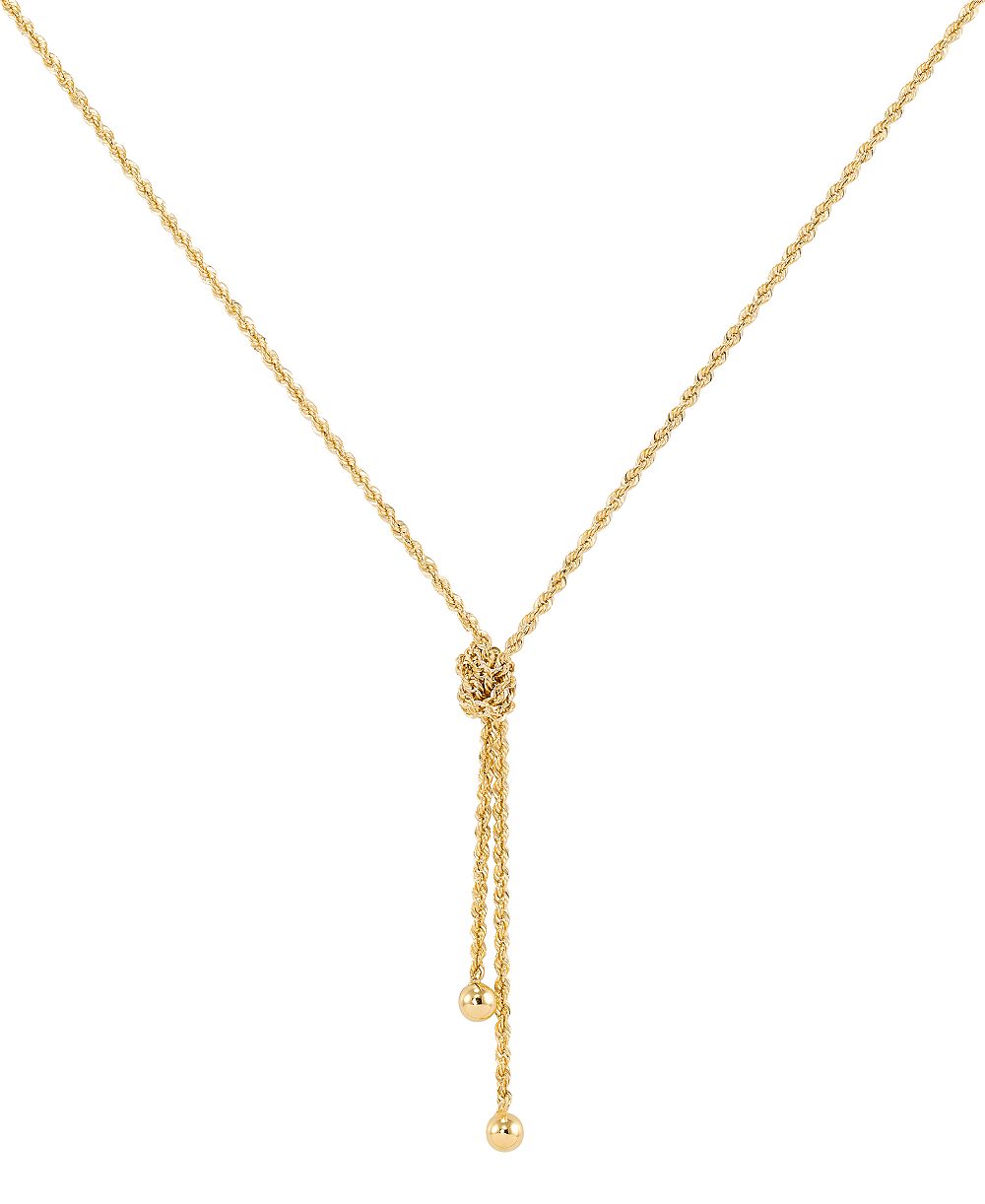 Подвеска Macy's Rope Knot в 10k Yellow Gold