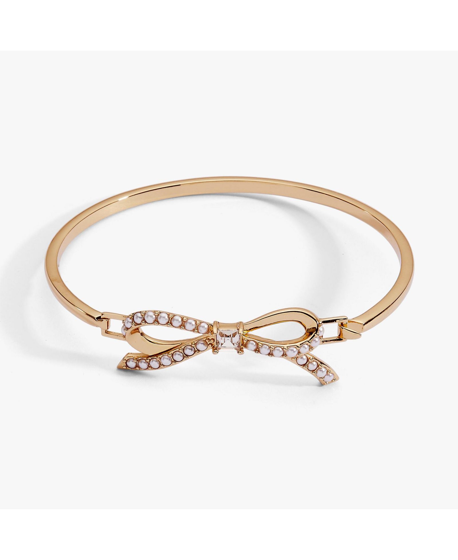 Alex and Ani Браслет Bow Pearl Coquette Tension