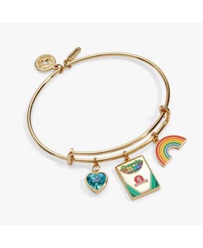 Alex and Ani Crayola 'To Teach Is To Color A Life Forever' Multi Charm Bangle