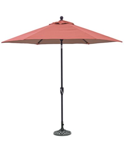 Astaire Outdoor 9' Umbrella + Umbrella Base, Created for Macy's